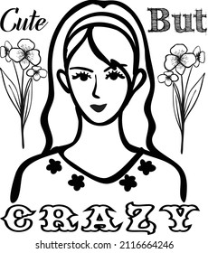 Diseño de camisetas de la tipografía de la terapia curativa pero loca