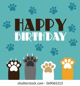  Cute creative cards templates with Happy birthday theme design. Hand Drawn card for birthday, anniversary, party invitations, scrapbooking. Vector illustration