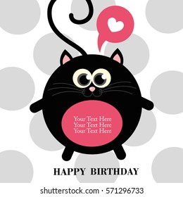 Cute creative cards templates with Happy birthday theme design. Hand Drawn card for birthday, anniversary, party invitations, scrapbooking. Vector illustration