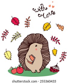 Cute crew cut, beautiful greeting card