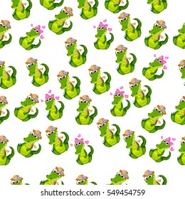 cute crocodile or alligator
