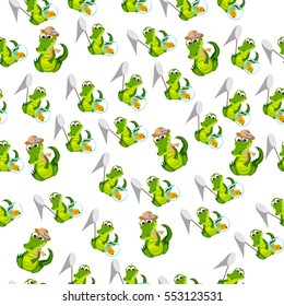 cute crocodile or alligator