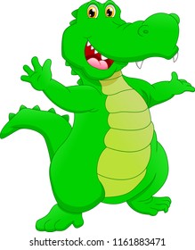 cute crocodile cartoon 