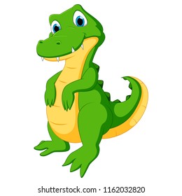Cute crocodile cartoon