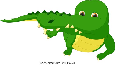 cute crocodile cartoon