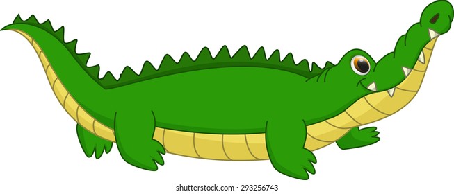 Cute Crocodile Cartoon Stock Illustration 293256716 | Shutterstock