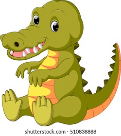 Cute crocodile cartoon