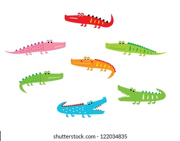 cute crocodile doodle