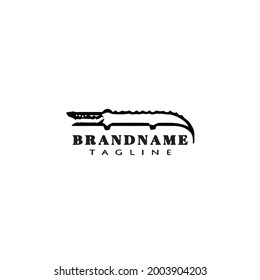 süßes Krokodil-Logo-Design, Vektorgrafik moderner Vektorgrafik