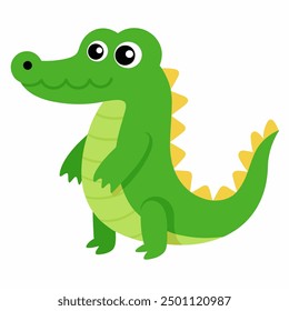 A cute Crocodile vector illustration
