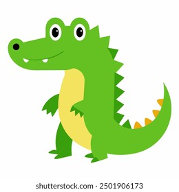 A cute Crocodile vector illustration