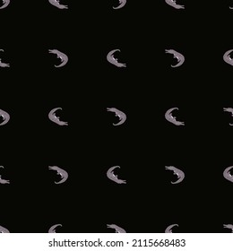 Cute crocodiles seamless pattern.Funny animals background. Repeated texture in doodle style for fabric, wrapping paper, wallpaper, tissue. Vector illustration.