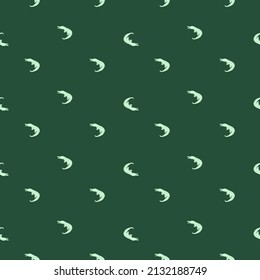 Cute crocodiles seamless pattern.Funny animals background. Repeated texture in doodle style for fabric, wrapping paper, wallpaper, tissue. Vector illustration.