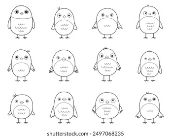 Cute crow clipart design illustration