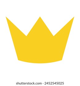 cute Crown Doodle Decorative Element⁠. vector illustration.