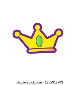 cute crown vector illustration