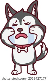 Cute Crying That Dog Illustration