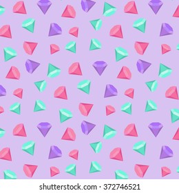 Cute crystal pattern in girly colors