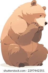Cute Cub Teddy Bär Illustrator