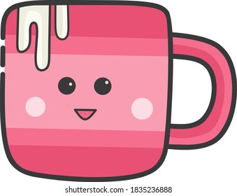 cute cup illustration hand drawing