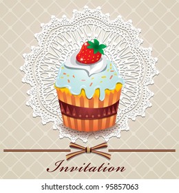 Cute cupcake design (K)