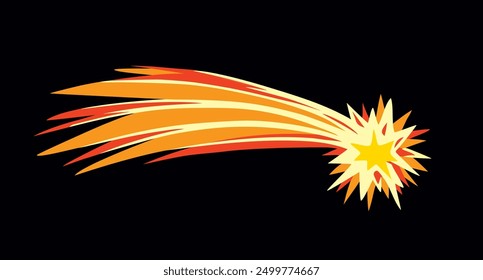 Cute curve greet xmas new eve spark app pictogram emblem. Bright pen hand drawn danger fall global particle shoot sparkle starry shape white design retro art doodle galactic fantasy fiction style card