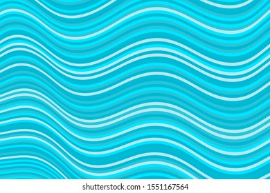 Cute curve wave stripes warp vector background. Dynamic movement of waves, curve stripes, warp lines. Vibrant wavy flow abstract background. Presentation backdrop.