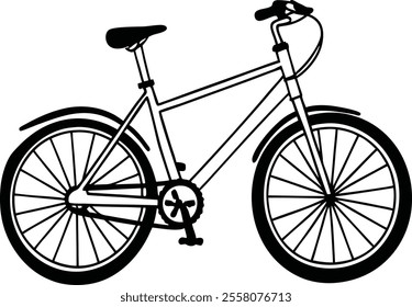 cute cycle with colorful vector