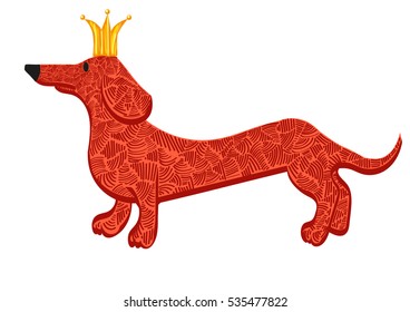 Cute dachshund