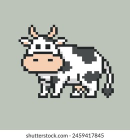 Cute Dairy Cows pixel art