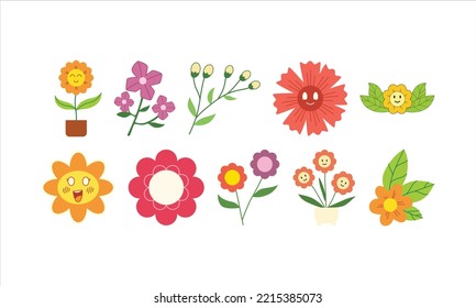 scharfe, dünne Blume für Fun-Themenhintergrund