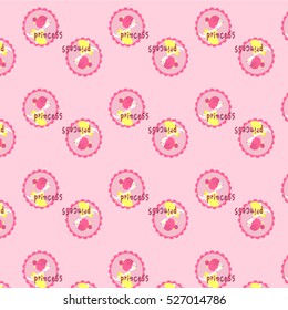 Cute dancing little ballerinas pattern