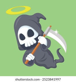 cute death angel vector art