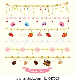 Cute Decoration Banner Vector Design Illustration