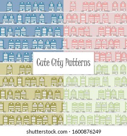 for cute decorative city pattern