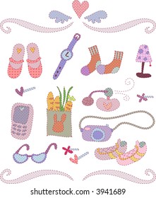 cute decorative set 03