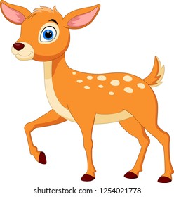 Cute deer cartoon