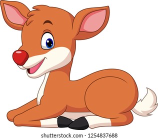 Cute deer cartoon