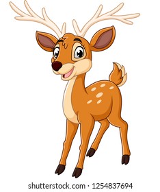 Cute deer cartoon