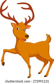 cute deer cartoon