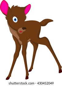 Cute deer cartoon