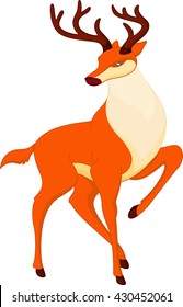 Cute Deer Cartoon Stock Vector (Royalty Free) 430452061 | Shutterstock