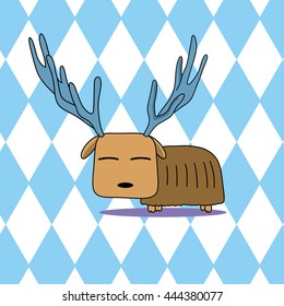 Cute deer cartoon