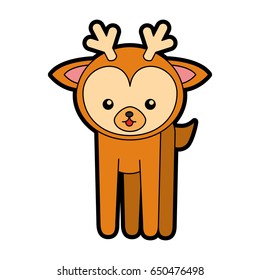 cute deer cartoon