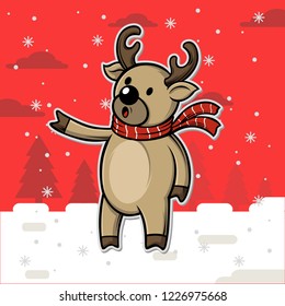 cute deer character