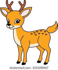 A cute deer for design your artwork.