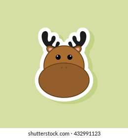 Cute deer Face