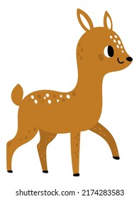 Cute Deer. Forest Animal Baby. Funny Character