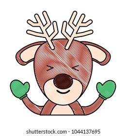 Cute deer icon