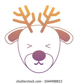Cute deer icon